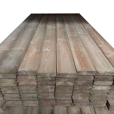 Schuttingplanken grenen 34mm tand en groef